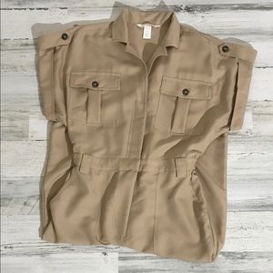 H&M’s tan jumpsuit
